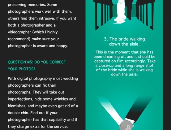 wedding photography infographic
