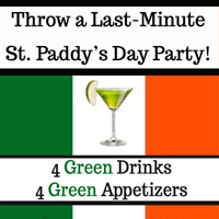 4 Cocktails & Appetizers for your Last-Minute St. Patrick’s Day Party!