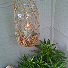 DIY Challenge: Knot-ical Outdoor Candles