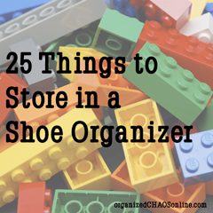 25 Ways to Use a Shoe Organizer