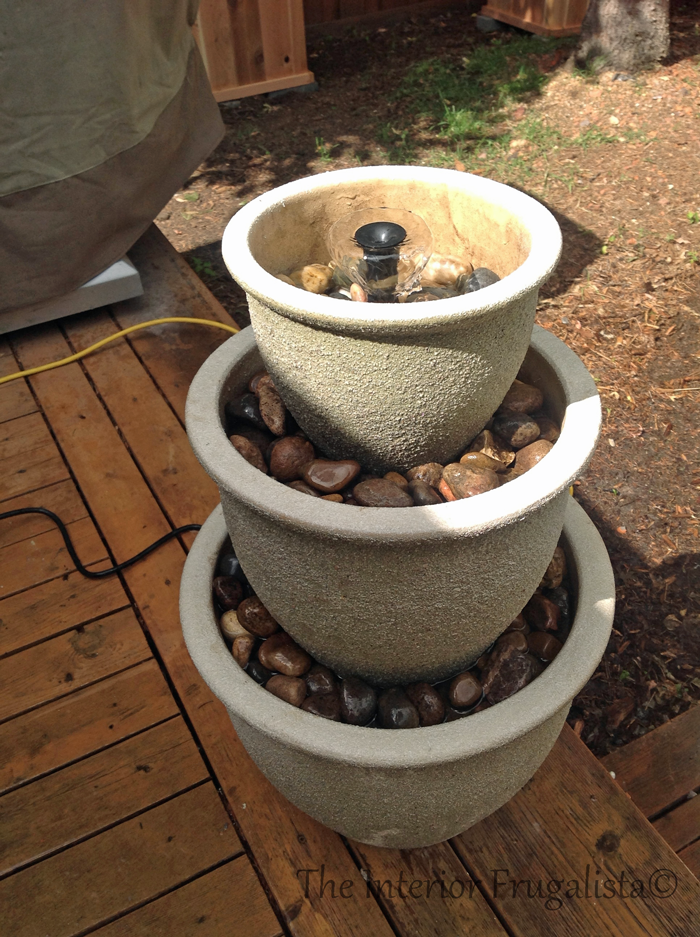 From Plant Pots to Water Fountains - The Interior Frugalista (guest blogging for OrganizedCHAOSOnline)