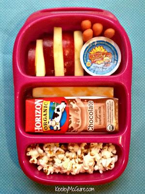 carrots fruit popcorn school lunch - organizedCHAOSonline