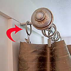 Get Rid of Curtain Side Light