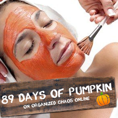 Day 10: Pumpkin Face Mask