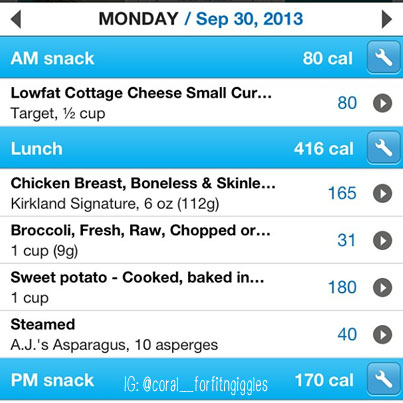 coral my fitness pal app