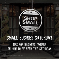 tips for business owners on how to be seen this small business saturday