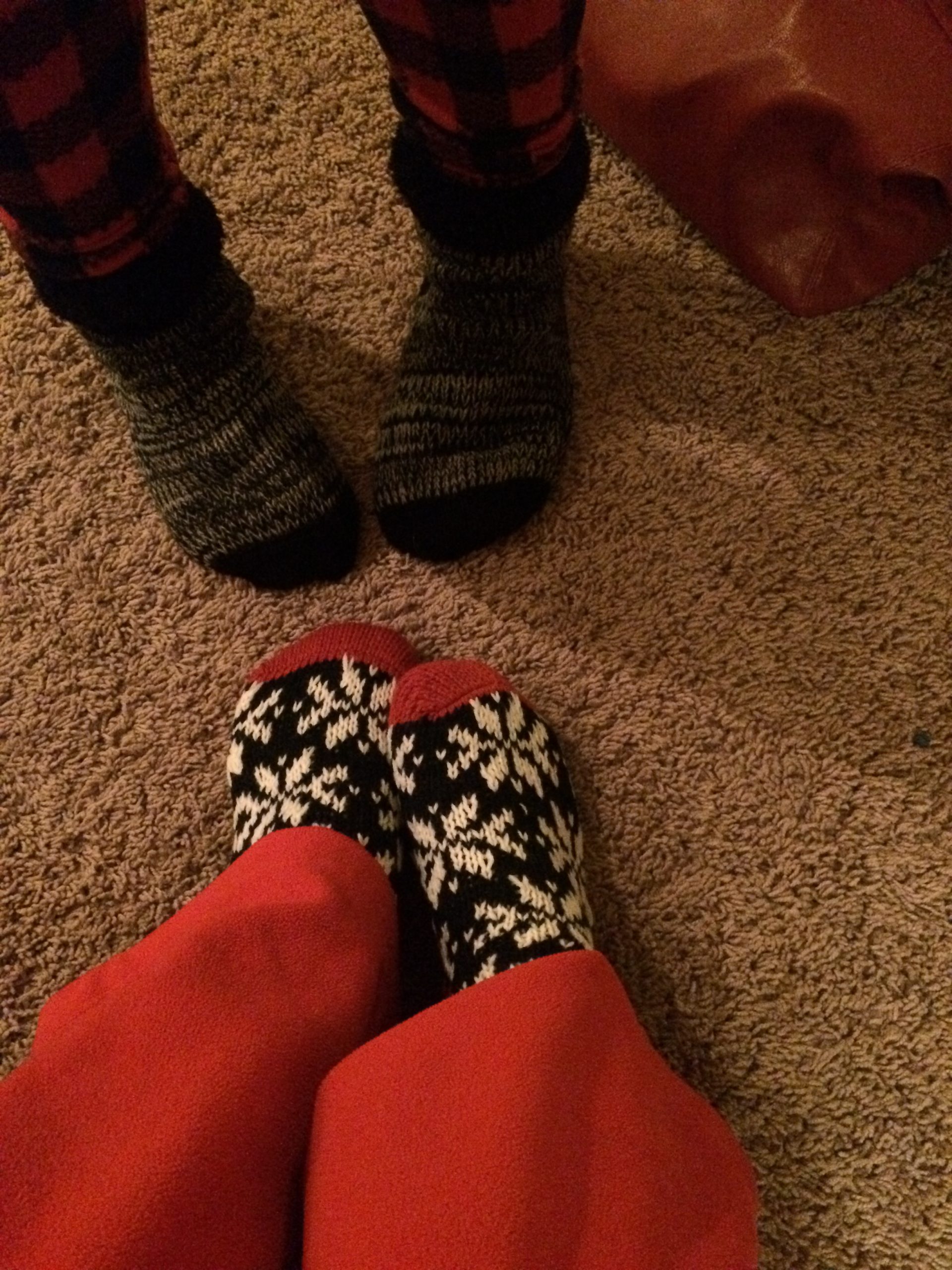 Patti and Tawsha Snuggly Feet - organized chaos online